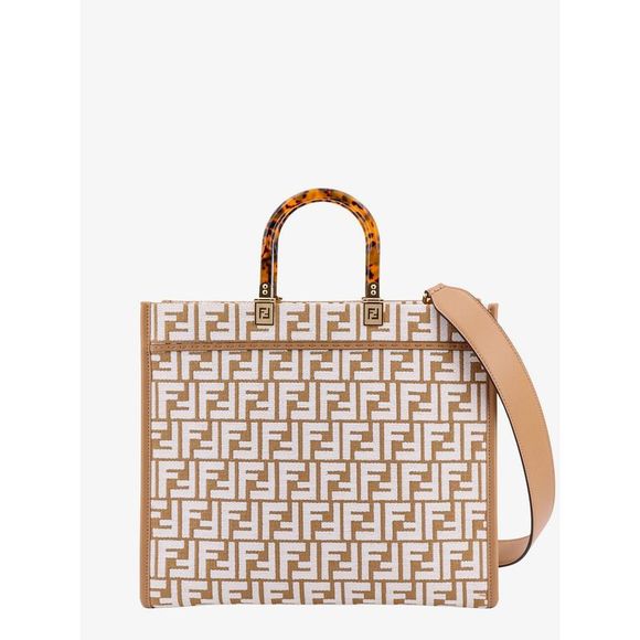 FENDI Sunshine Woman Beige Handbags - Picture 2 of 4
